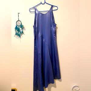 Banana Republic Heritage Collection Purple Asymmetrical Midi Dress